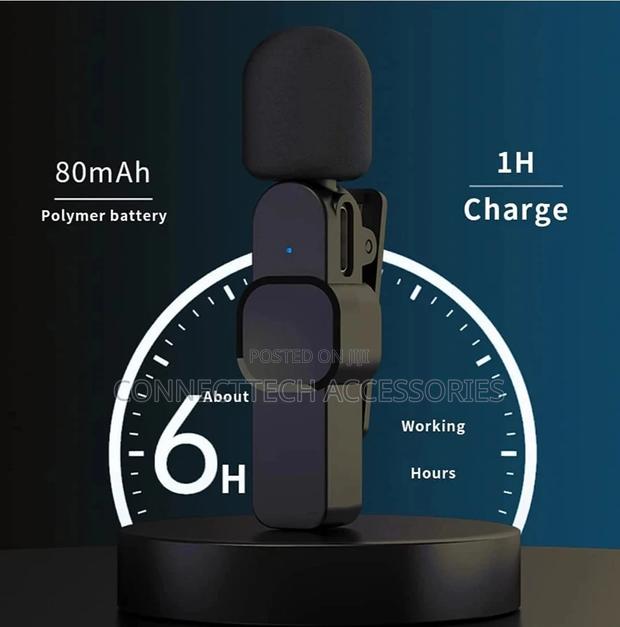 Wireless Microphone, Digital Mini Recording Clip Mic - thumbnail 5