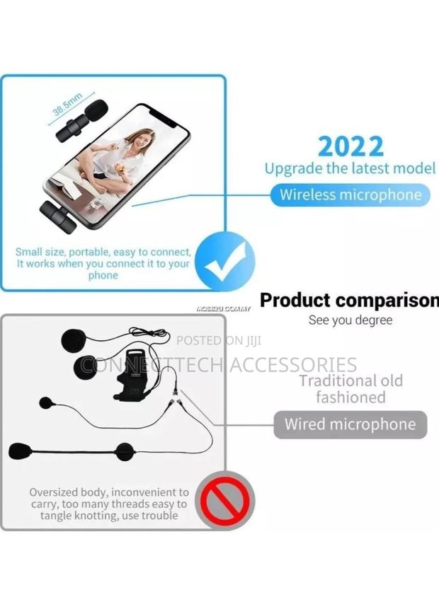 Wireless Microphone, Digital Mini Recording Clip Mic - thumbnail 6