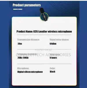 K-35 Wireless Collar Microphone