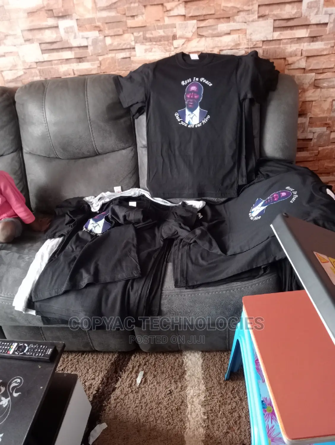Black Offers on Funeral Tishirts Printing