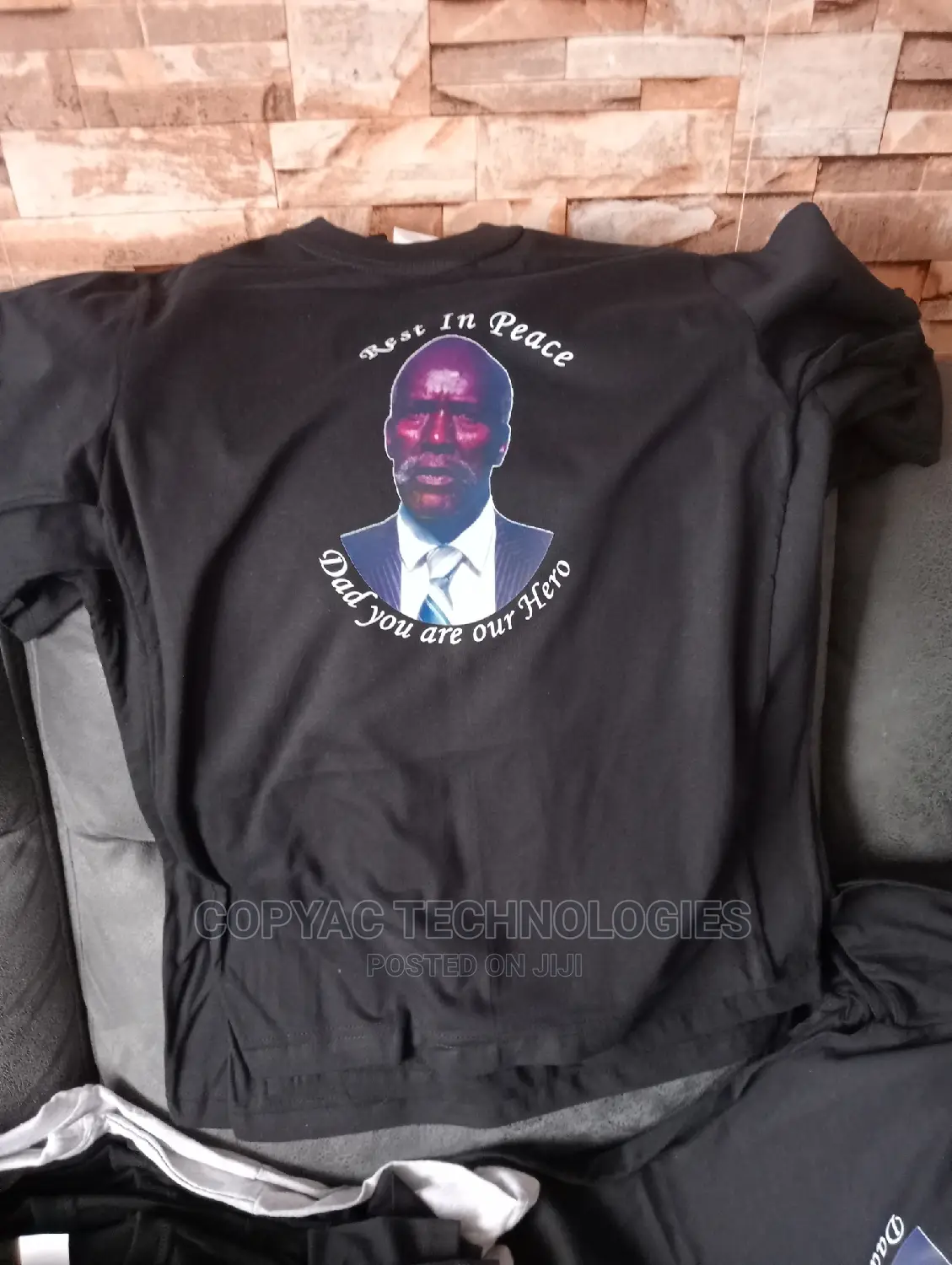 Black Offers on Funeral Tishirts Printing