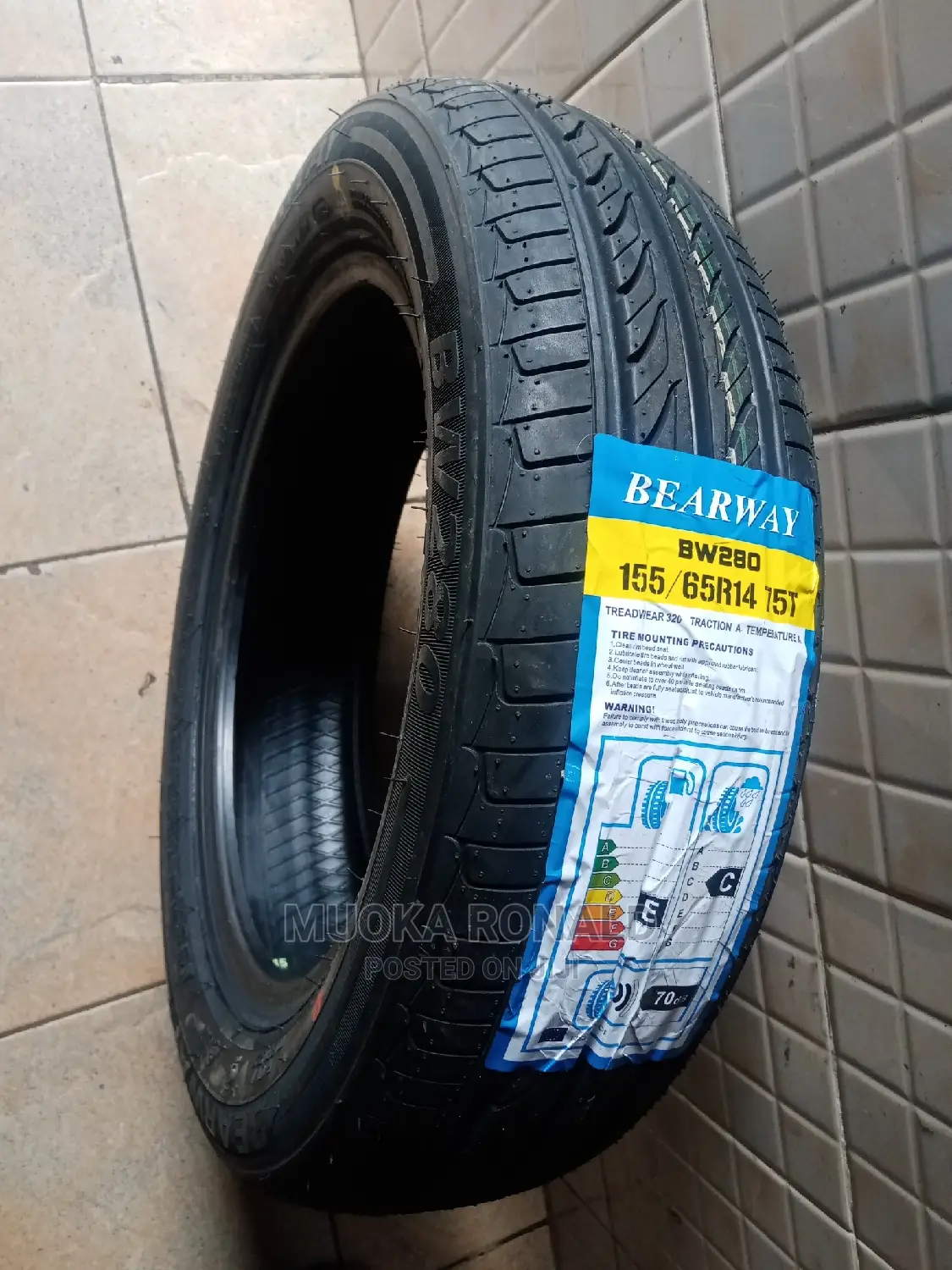 155/65r14 Bearway Tyre