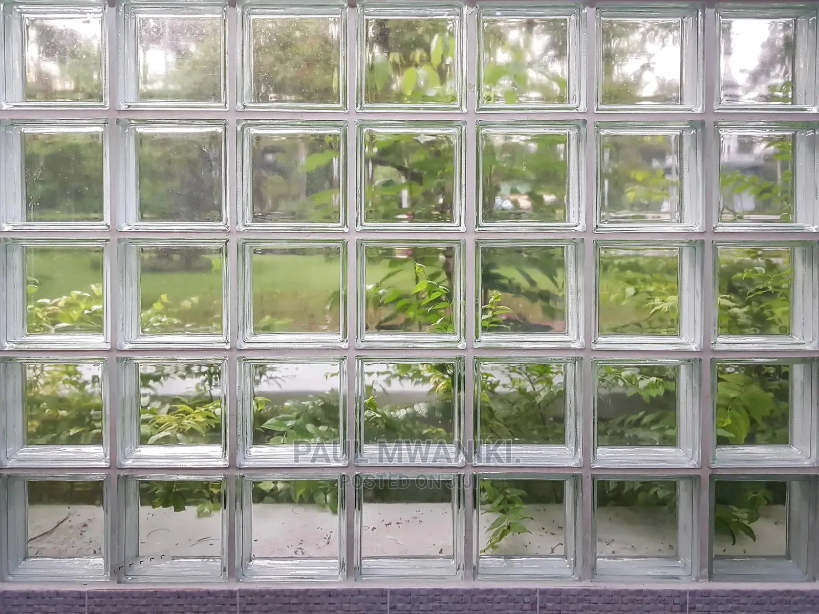 Clear Glass Block 19cm X 19cm X 8cm