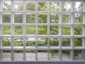 Clear Glass Block 19cm X 19cm X 8cm