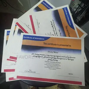 Quality Certificate Printings