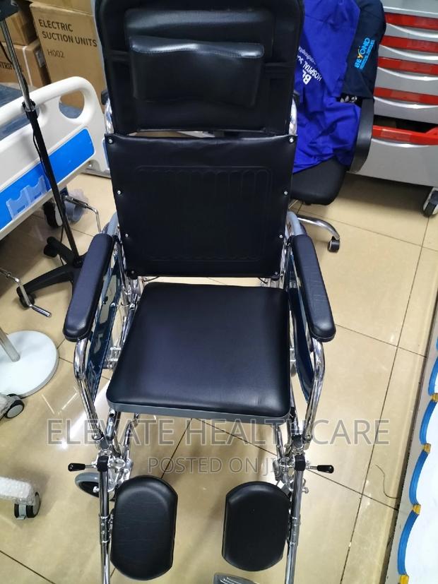 Reclining Wheelchair With Commode Seat