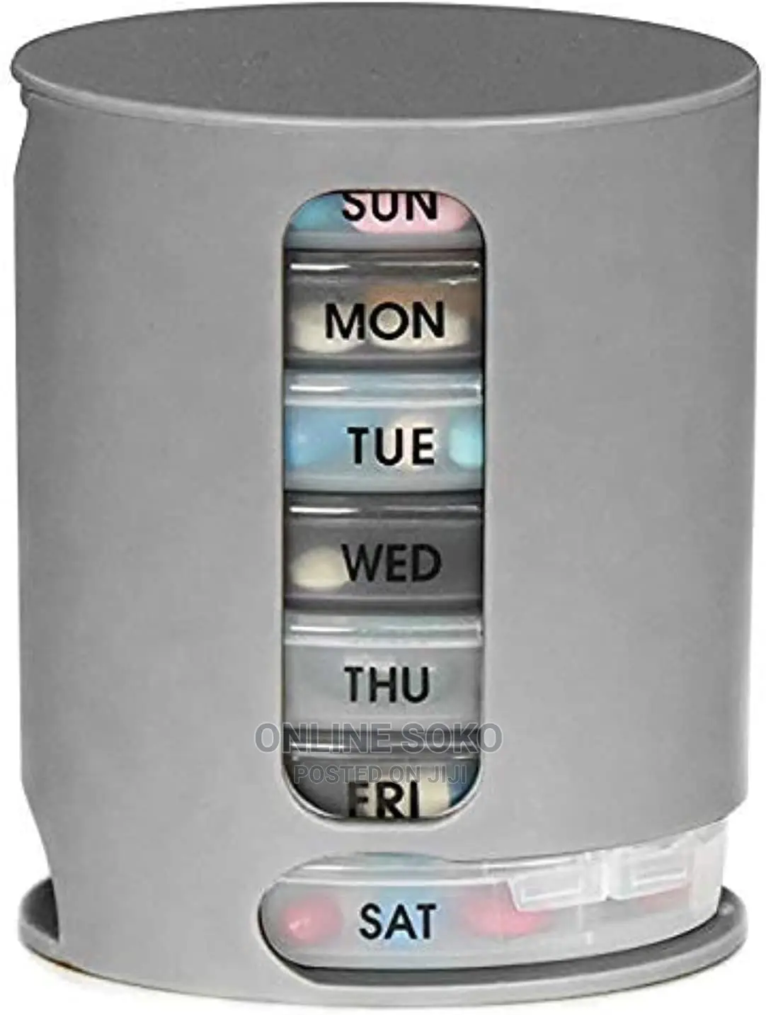 Pill Pro Compact Medicine Supplement Vitamins Organizer