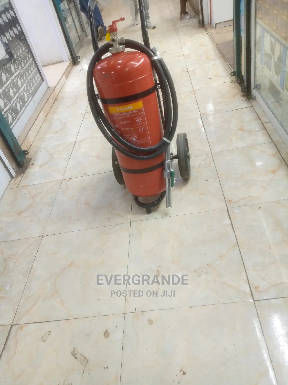 25 Litres Foam Trolley Fire Extinguisher ;