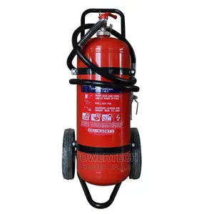 25kg Trolley Dry Powder Fire Extinguisher;