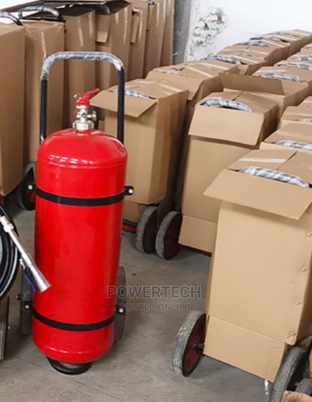 50kg Dry Powder Fire Extinguisher Trolley; - main view