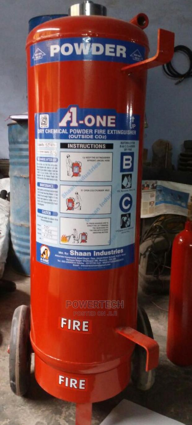 50kg Dry Powder Fire Extinguisher Trolley. - main view
