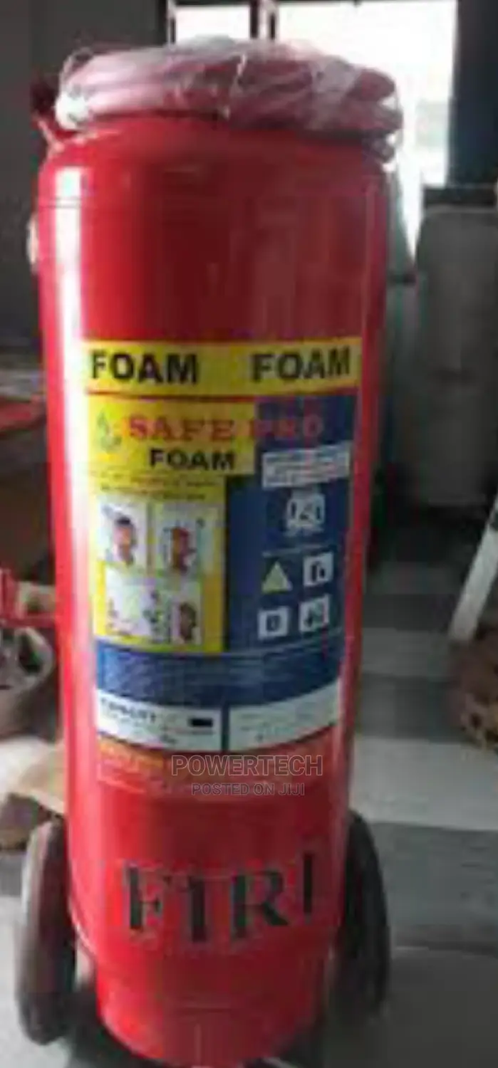 50kg Dry Powder Fire Extinguisher Trolley Plus VAT