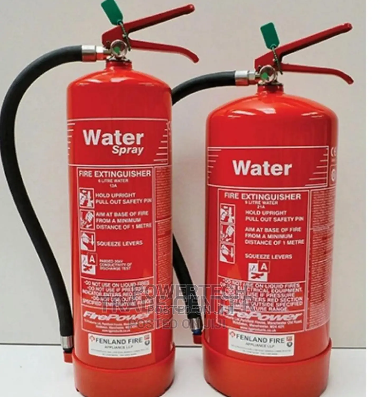 9 Litre Water Fire Extinguisher.