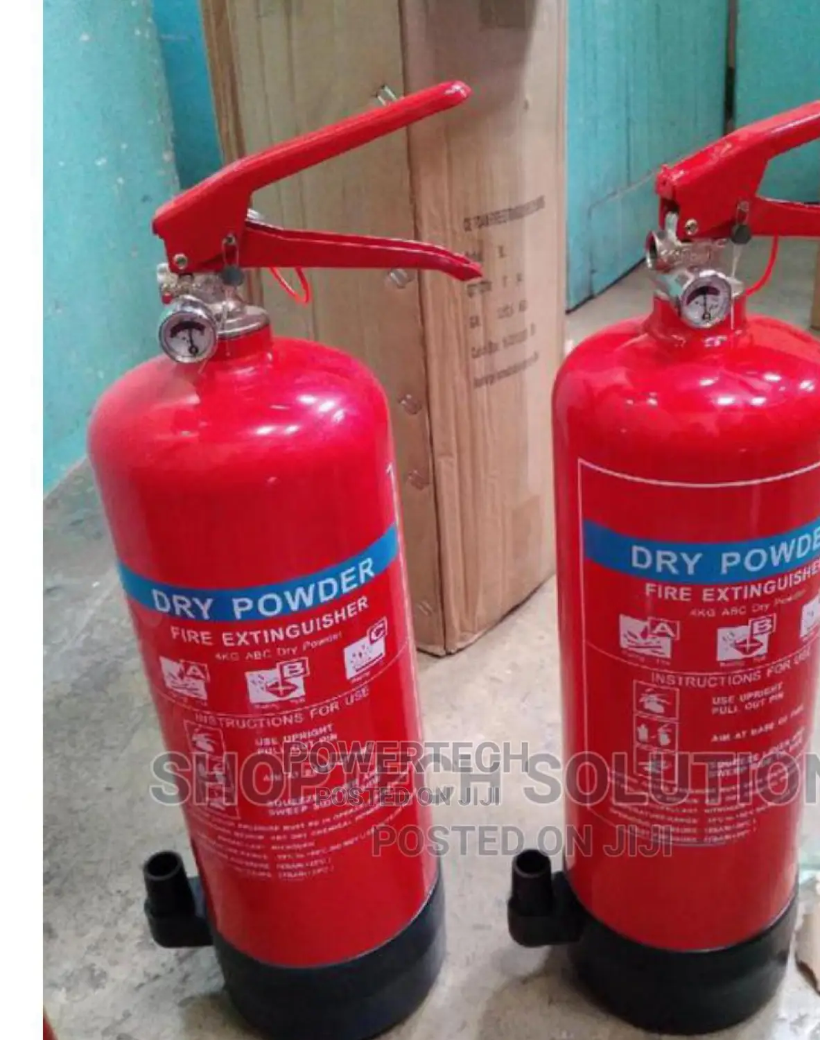 Fire Extinguishers 4kgs Dry Powder.