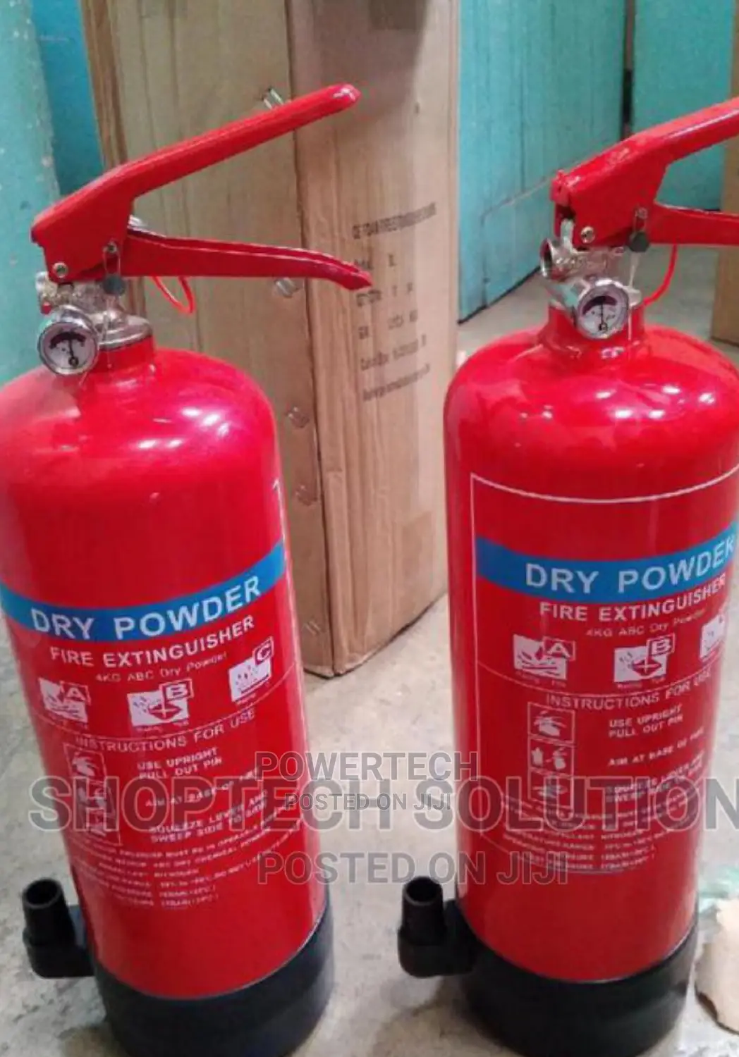 Fire Extinguishers" 4kgs Dry Powder