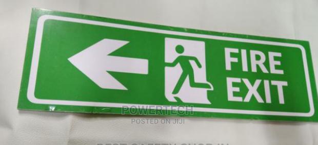 Fire Exits Signs: - main view