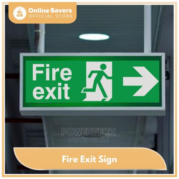 Fire Exit Sign** - main view