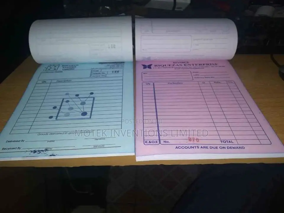Receipt Books