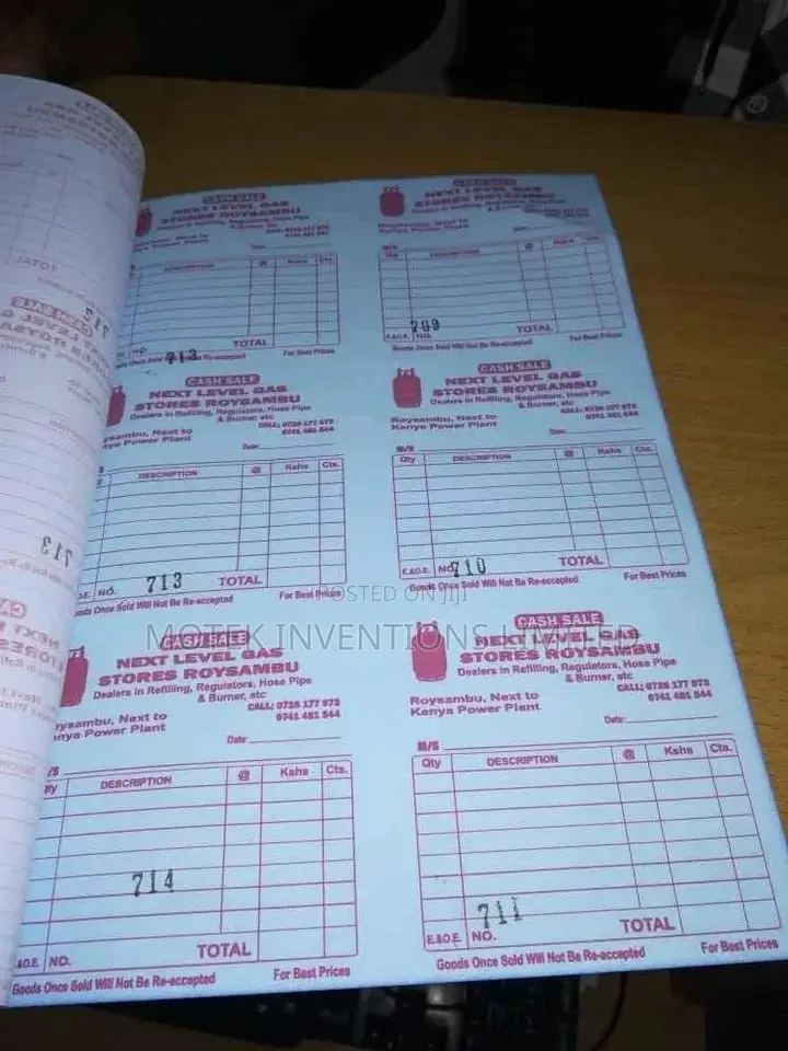 Receipt Books