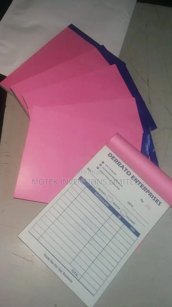 Receipt Books