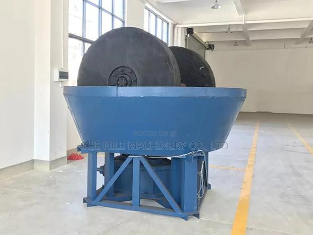 Two Roller Wet Pan Mill Grind Gold Machine