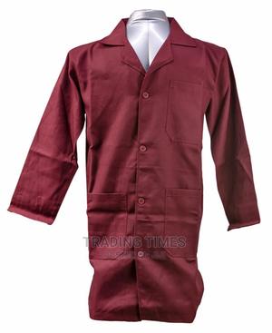 Maroon Dust Coats/Labcoat - main view