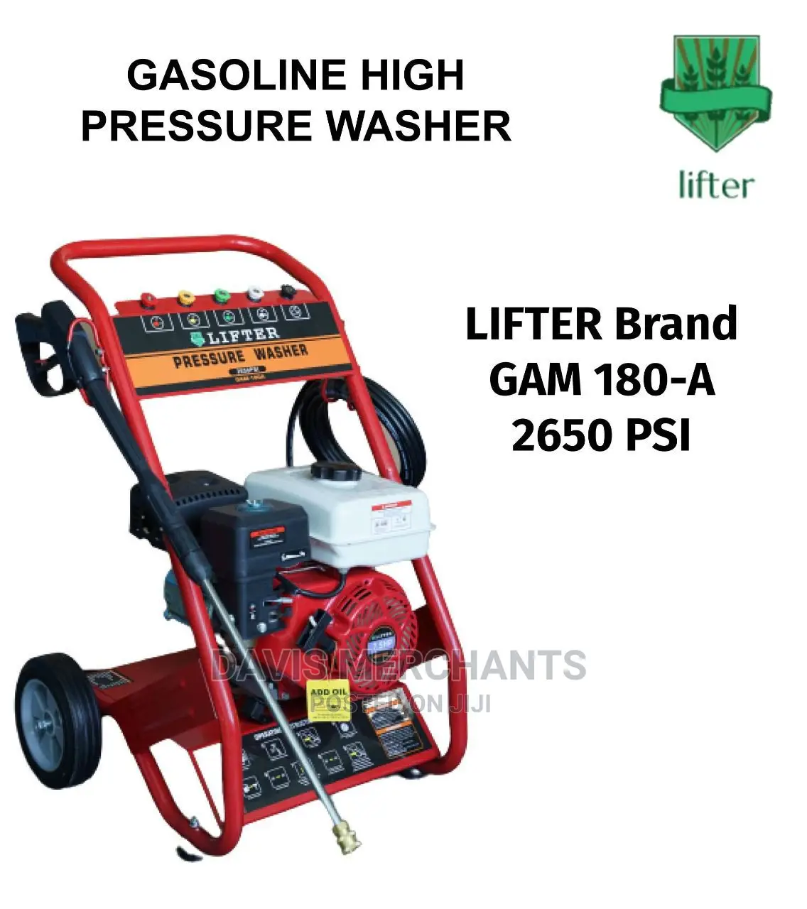 Car Wash Machine Using Petrol