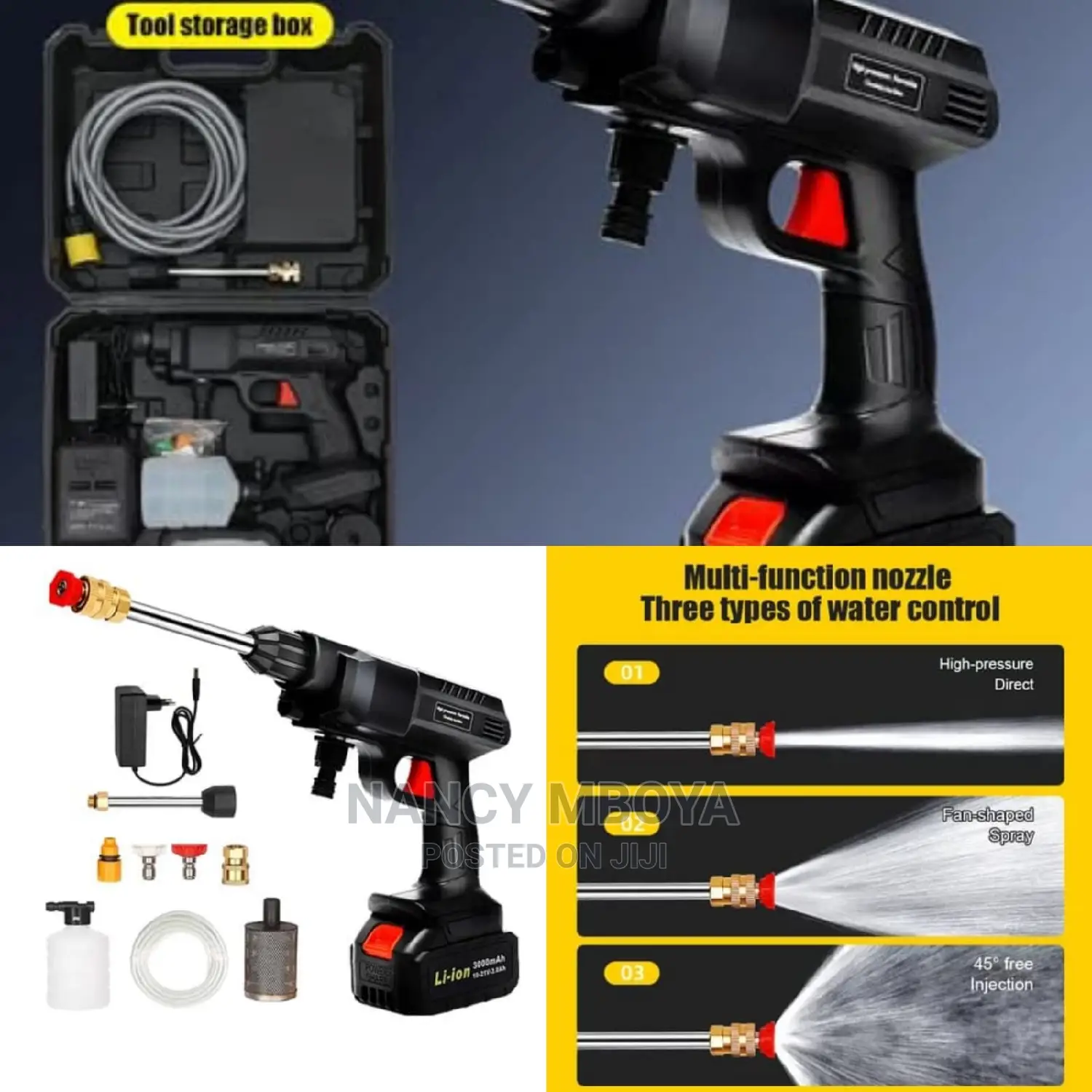 Car Washing Machine Cordless 48v,15000mah