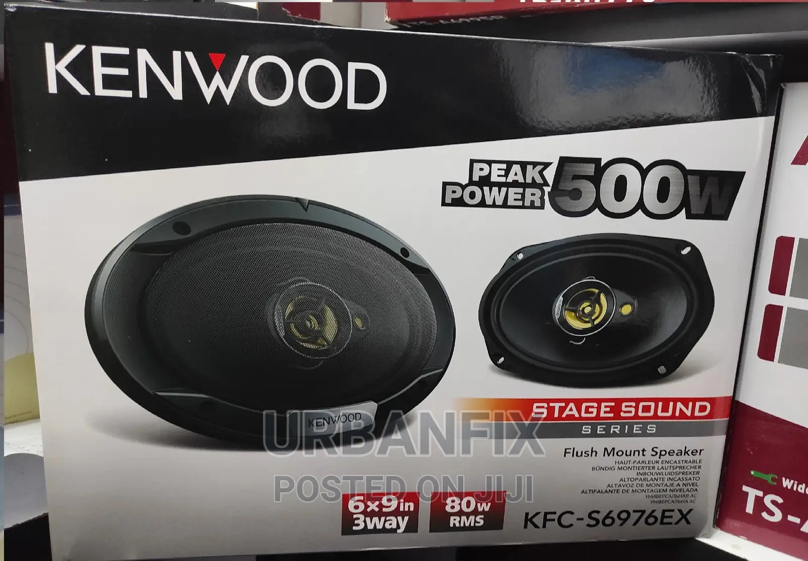 Kenwood 500 Watts Oval Midrange Speakers