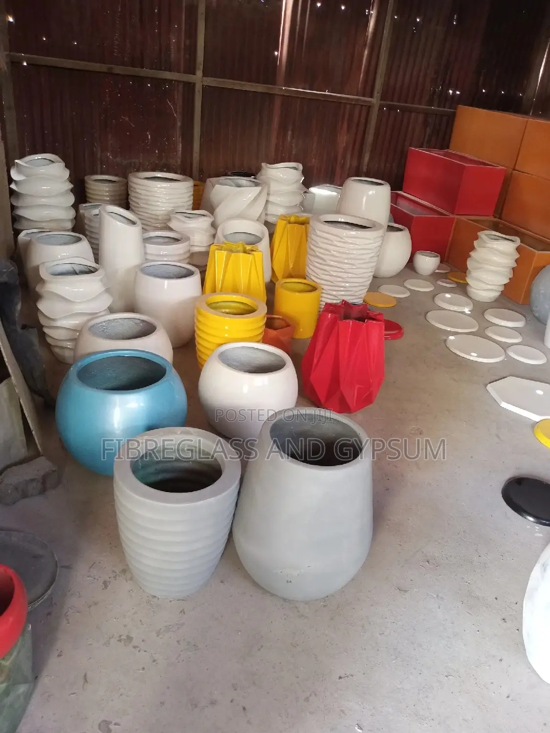 Fibre Flower Pots and Planters