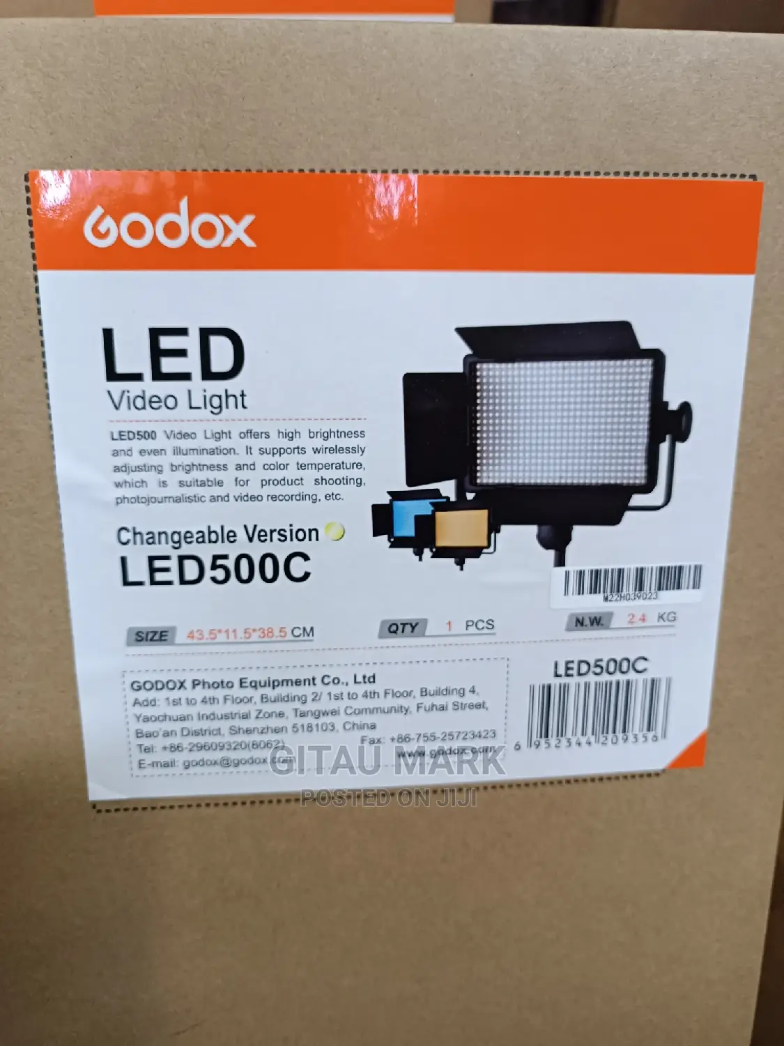 Godox Led 500c Bi Color Video Light
