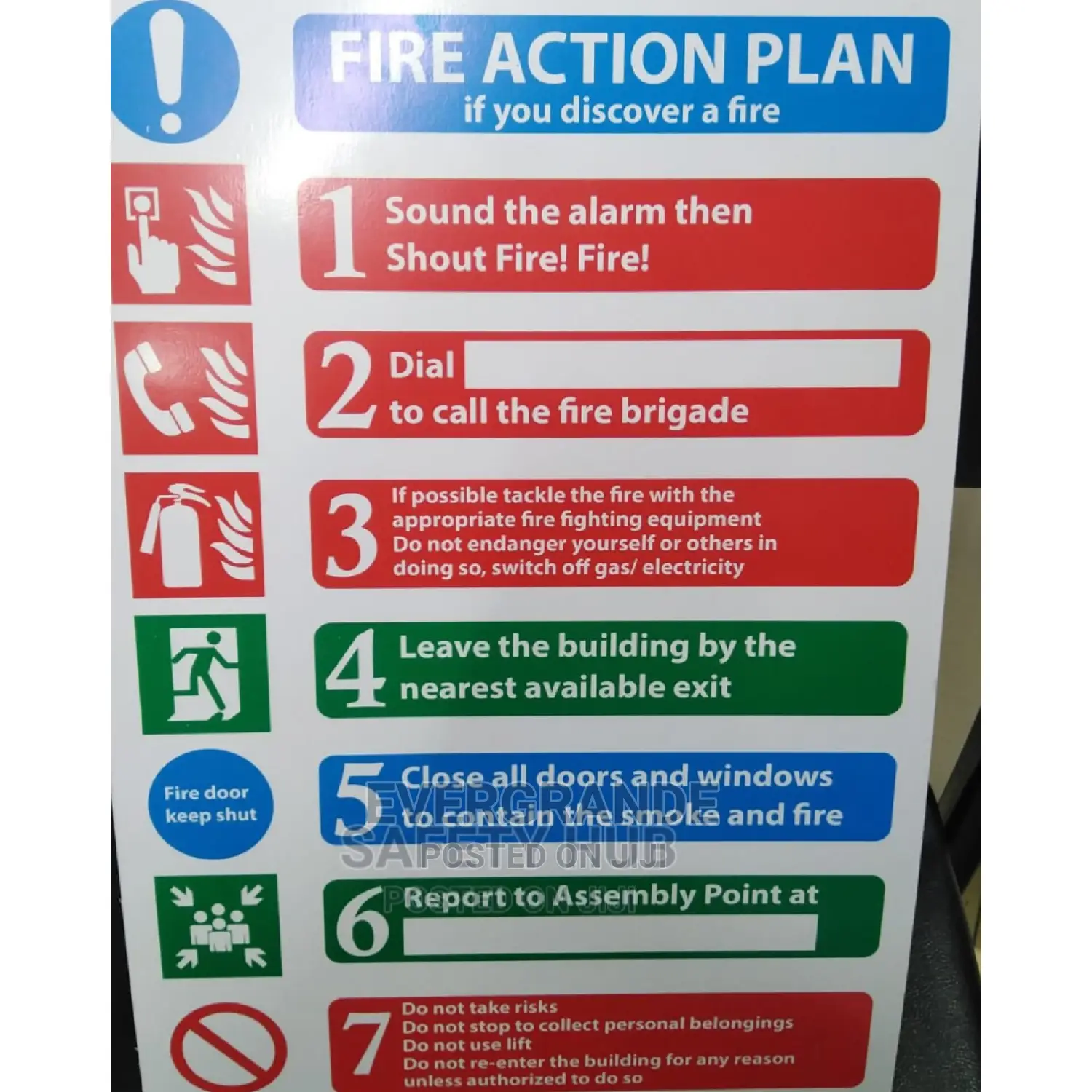 Brand New Fire Action Plan