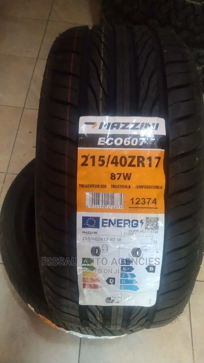 215/40 R 17 Mazzini Tyres.
