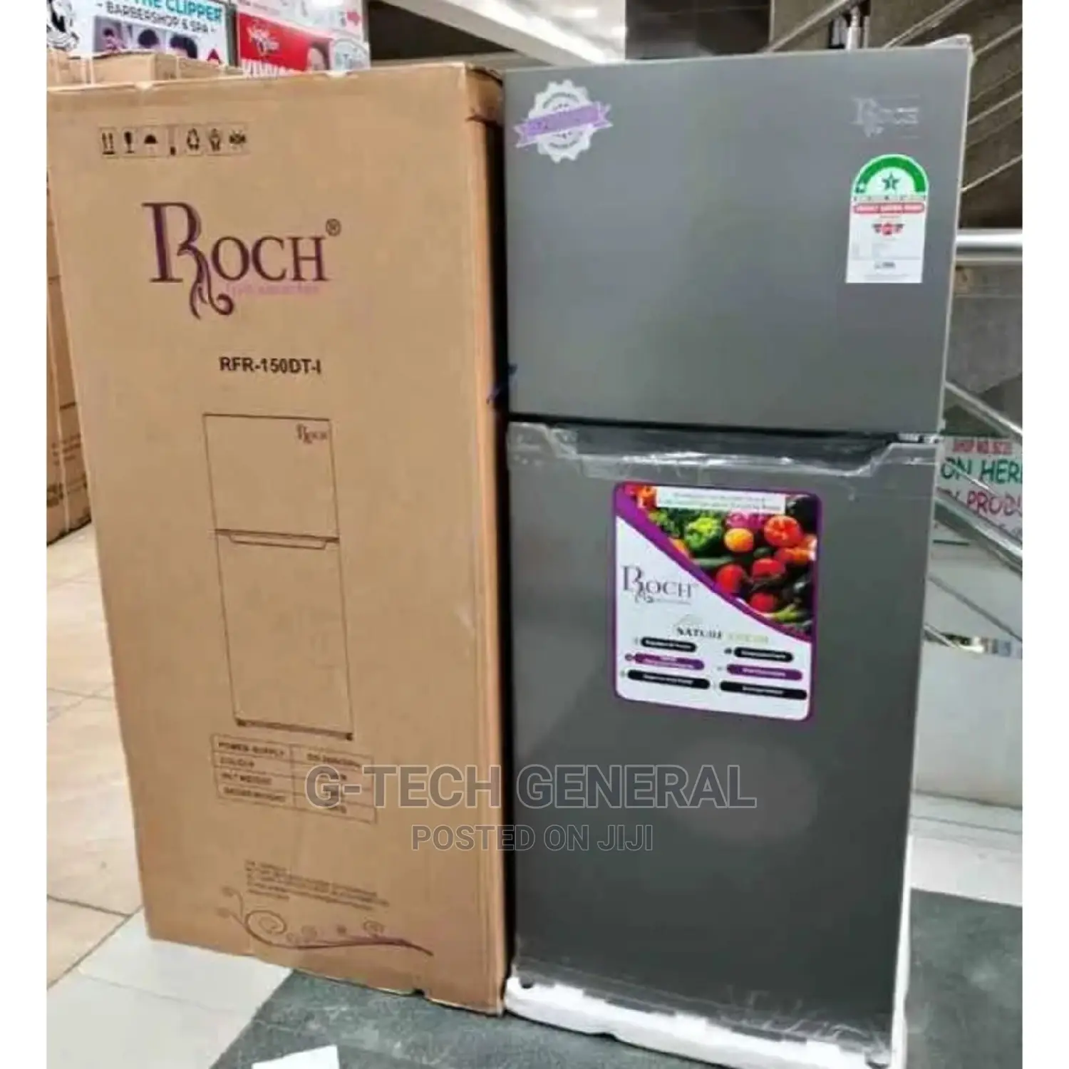 Roch Double Door 120ltrs Refrigerator