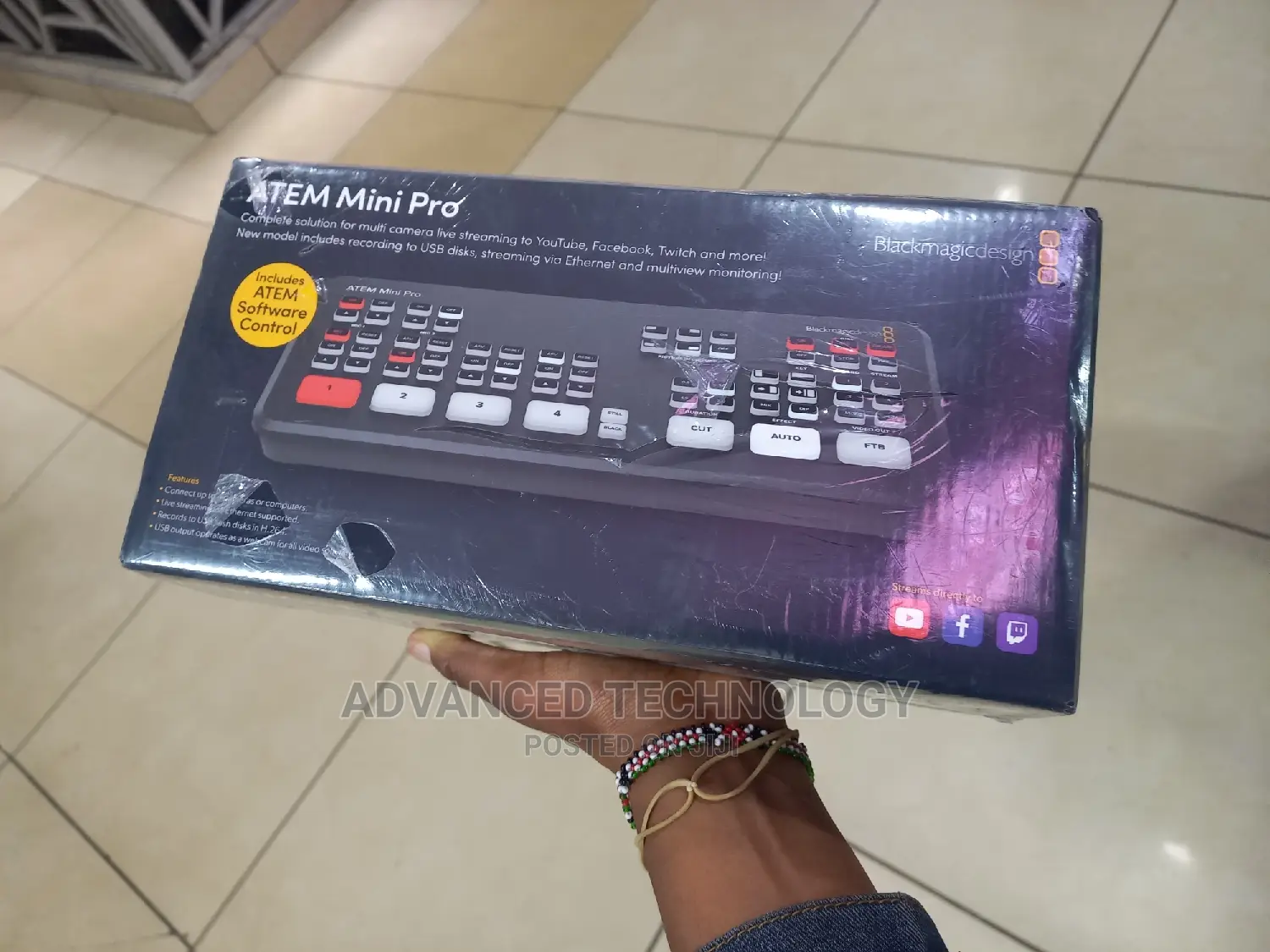 Atem Mini Pro Black Magic Design.