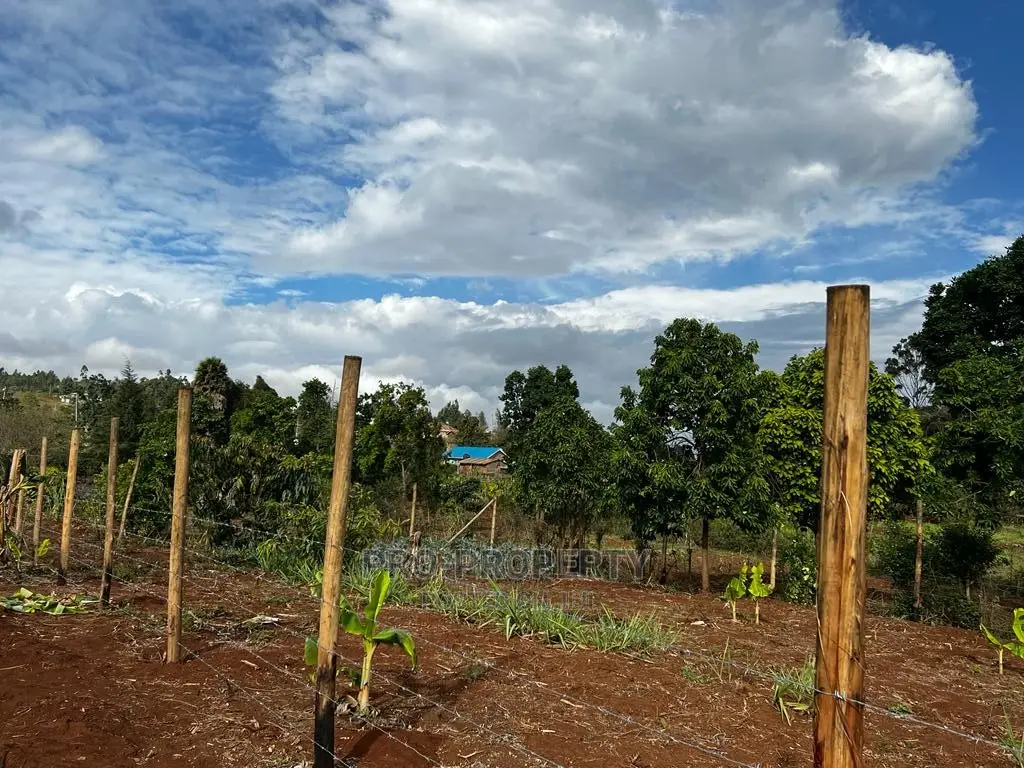 Prime Fenced Residential Plot for Sale in Kikuyu, Kamangu.