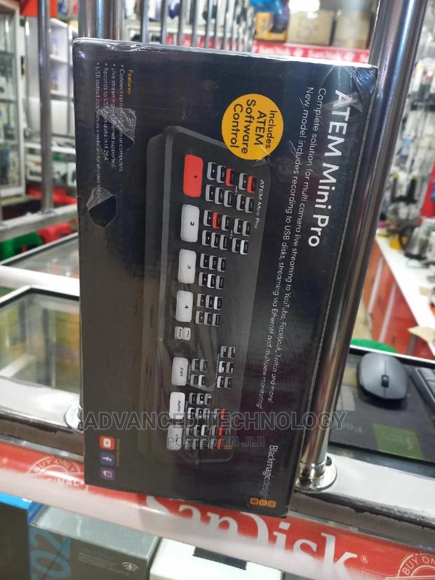 Atem Mini Pro Black Magic Design.