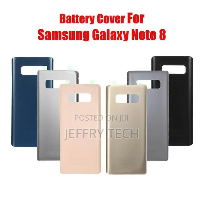 Glass Back Cover Adhesive for Samsung Galaxy Note 8 Silver (