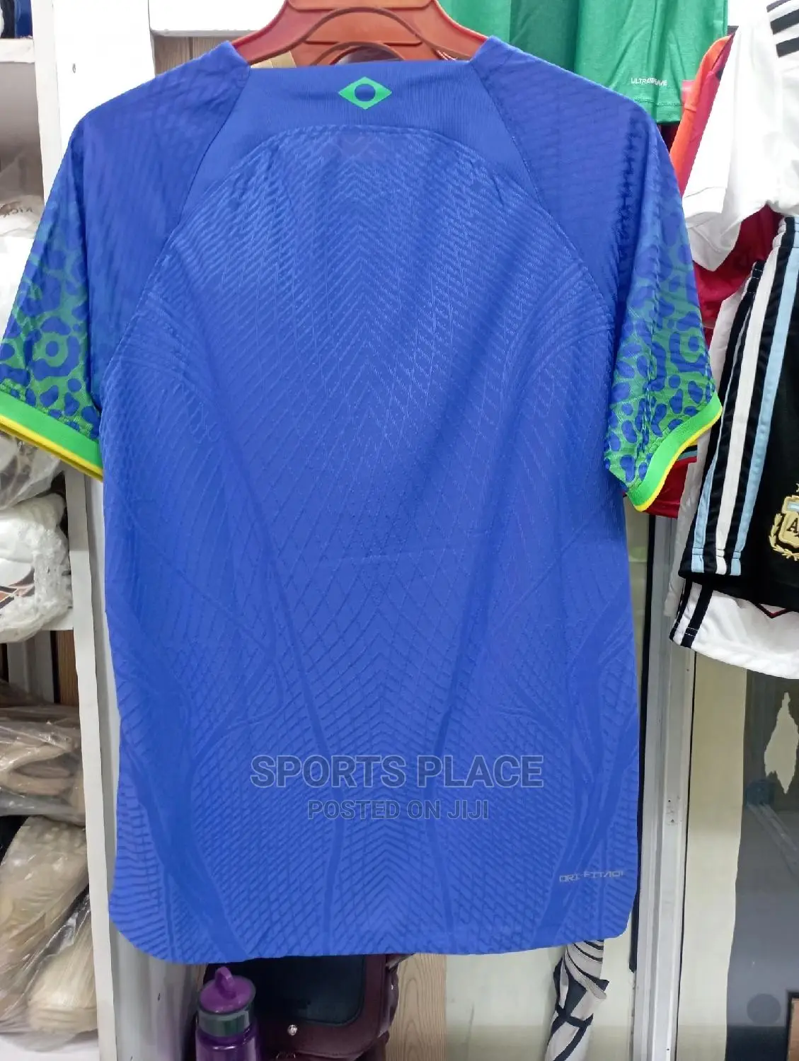 Brazil Away Jersey Player Version Qatar World Cup 2022