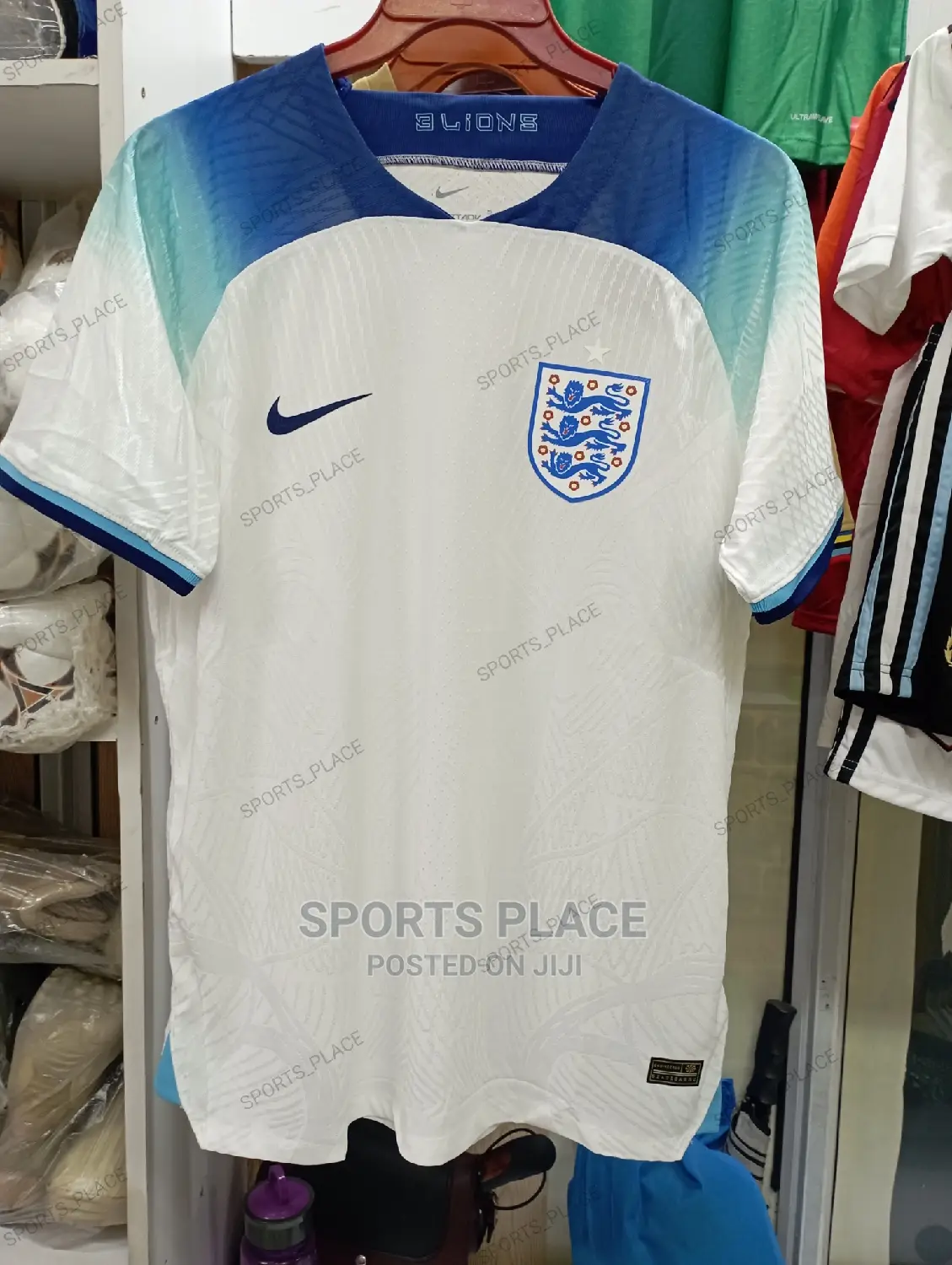 England Home World Cup Player Version Jersey