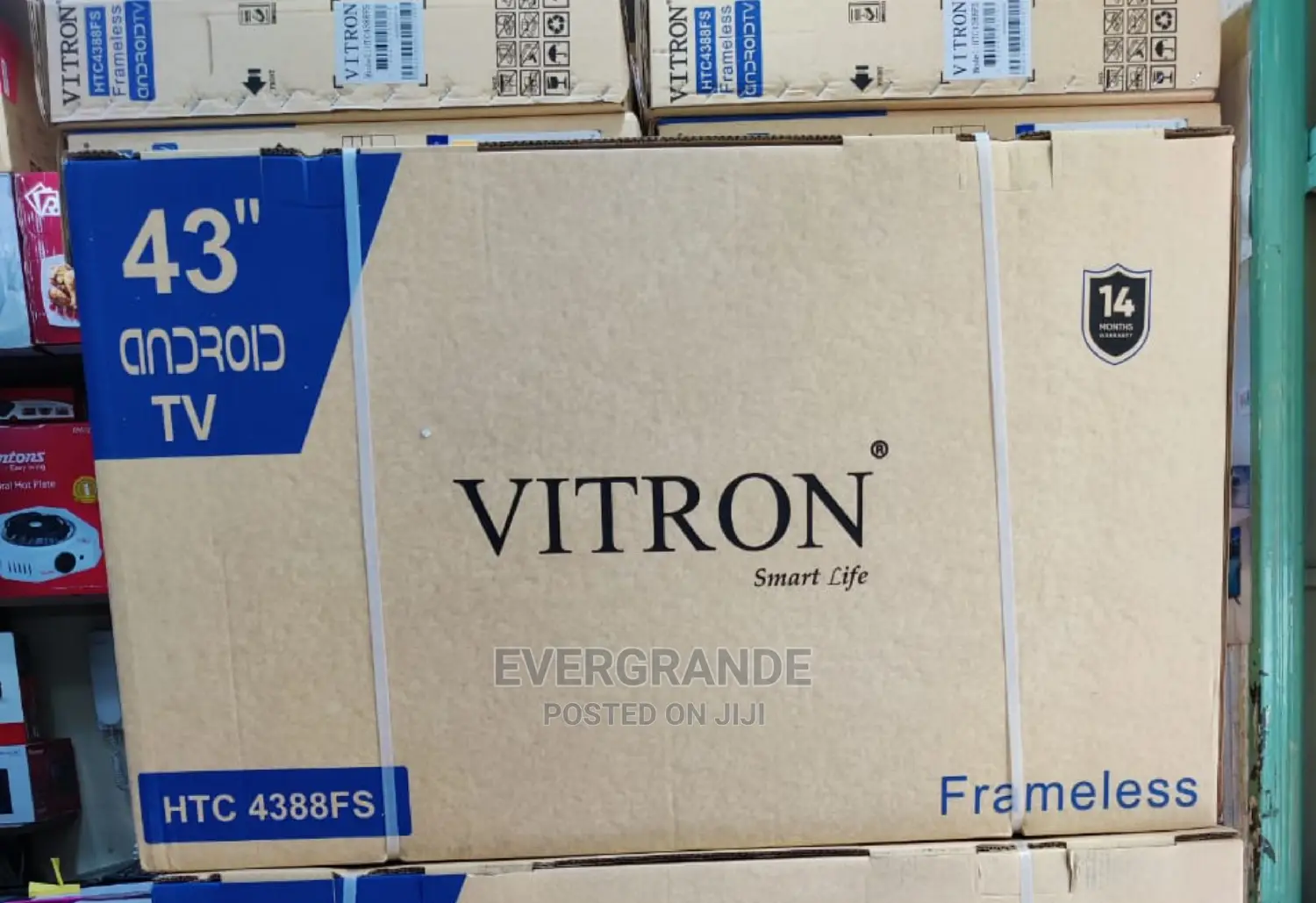 Vitron43 Inches Smart Android Frameless Tv .