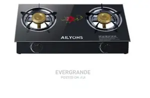 Table Top 2 Burner Glass Cooker