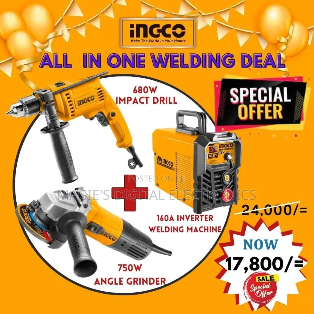Welding + Drill+ Grinder