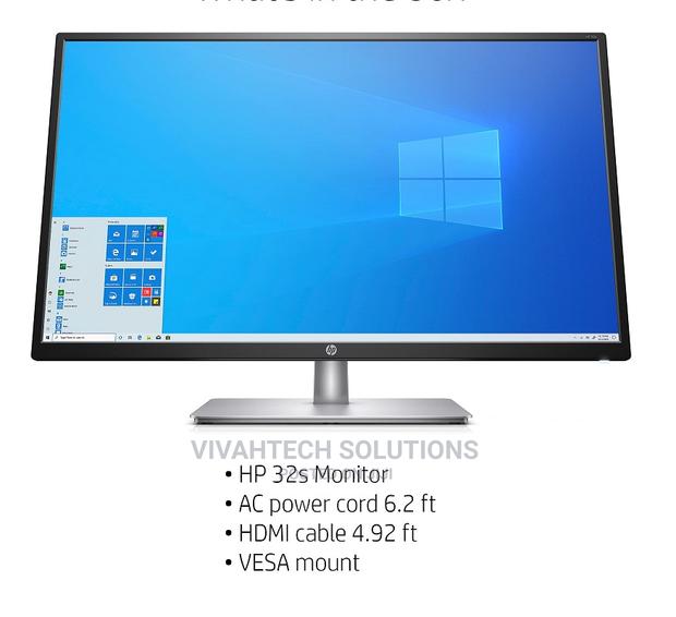 HP 32s Display Monitor, 31.5 Inches, IPS,FHD, 1 HDMI, 1 VGA,