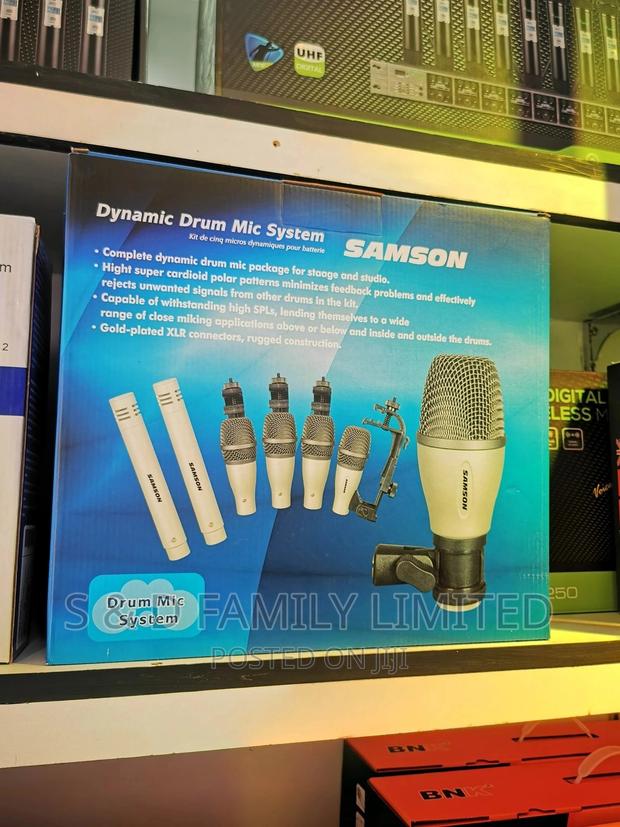 Samson DK707 7-piece Drum Microphone Kit - thumbnail 2