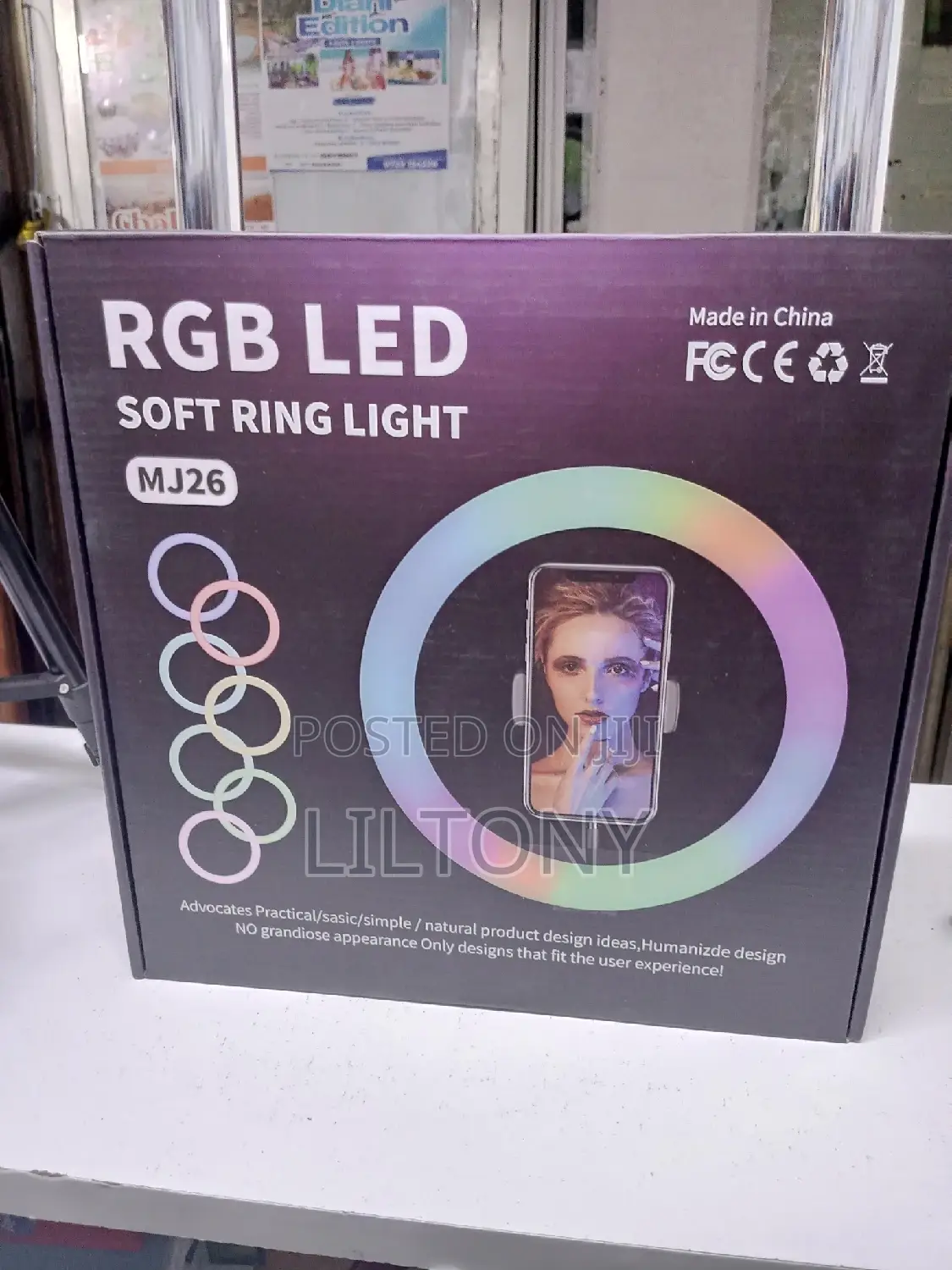 Rgb Ring Light 10"