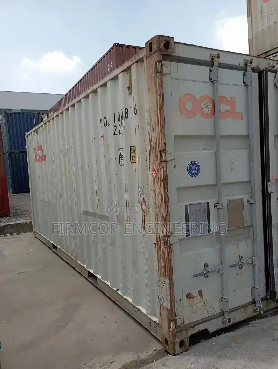 20ft Container for Sale - 1 Unit Oocl Make