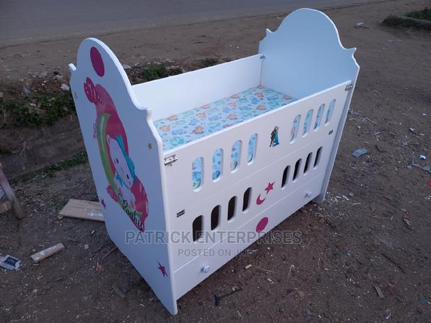 Mdf Baby Cot 4 by 2 Fitts - main view