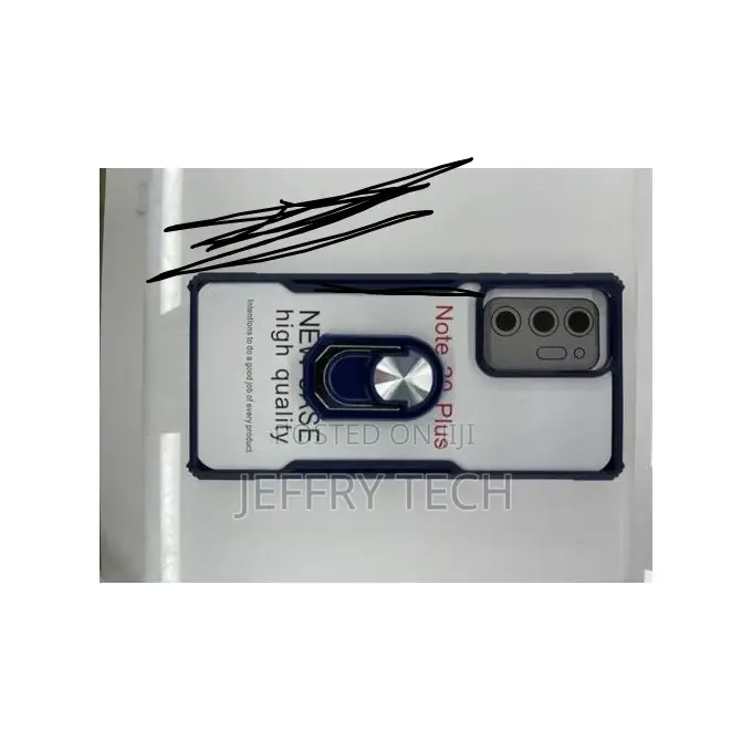 Cover for Galaxy Note 20 Plus Ring Armor Clear Case