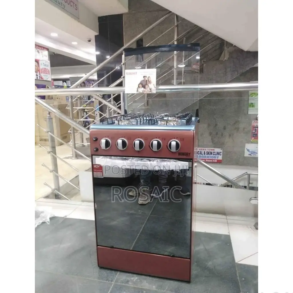 Free Standing 4 Burner Gas Oven( Redberry)